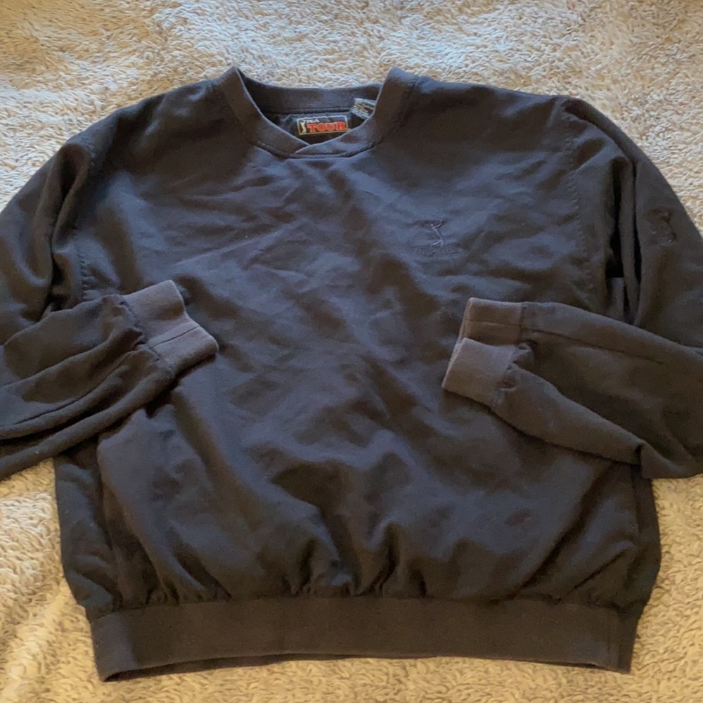 Vintage PGA Tour Soft Navy Blue Windbreaker